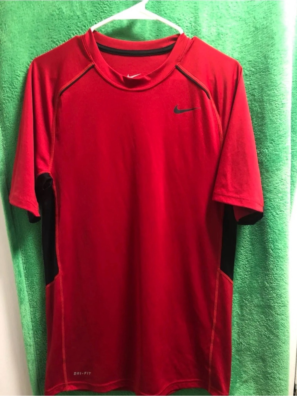* Men’s Red Nike Dri-Fit Shirt